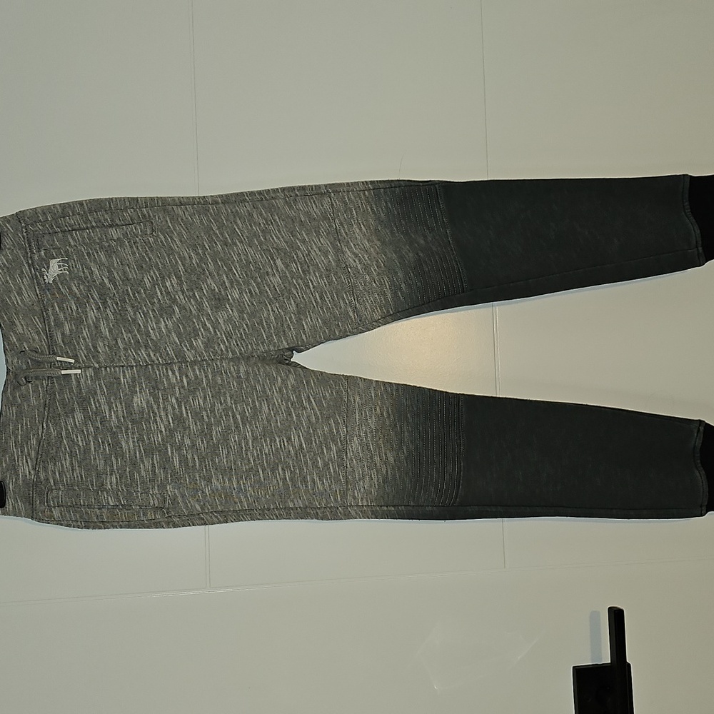 Abercrombie Kids Gray Ombre Dip Sye Sweatpants Joggers Boys 9/10